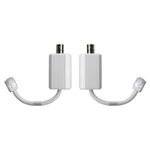 Branded LR1002 Conversor Pasivo EoC - Ethernet por cable coaxial - Pasivo | Específico ePoE - Emisor y