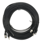 Safire COX20A Cable combinado RG59 + Audio + DC - Mini RG59 con conector BNC - Cable de Audio mediante RCA -