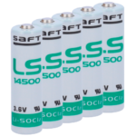 Upower 10XBATT-LS14500-S Saft - Pack de pilas AA / LS14500 - Voltaje 3.6 V - Litio / 10 Unidades - Capacidad nominal