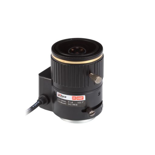 Branded PFL2712-E6D Lente con rosca CS – Calidad 6.0 Mpx – AutoIris Direct Drive (DC) – Varifocal: 2.7 a 12 mm –