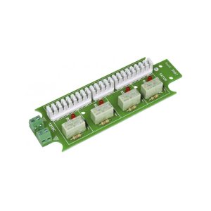 Alarmtech 3067.01 Bloque con 4 relés 12V CC