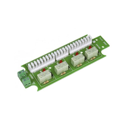Alarmtech 3067.01 Bloque con 4 relés 12V CC