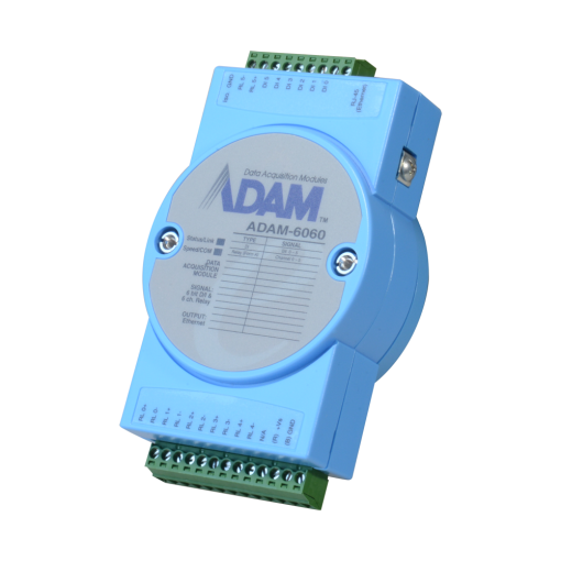 Advantech ADAM-6060-B Módulo de adquisición y control de datos – 6 entradas digitales / 6 salidas de relé –