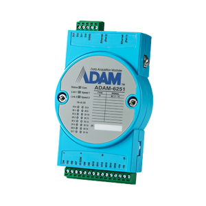 Advantech ADAM-6251-B Módulo de adquisición y control de datos - 16 entradas digitales - Protocolos: Modbus/TCP