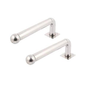 OEM ALF-30L Soporte para barrera modelo L 2 unidades Acero inoxidable Compatible