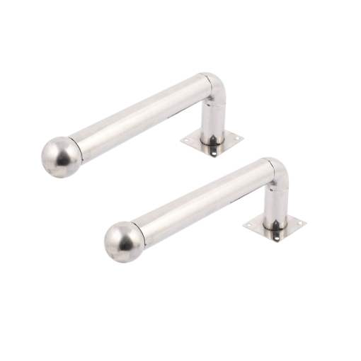 OEM ALF-30L Soporte para barrera modelo L 2 unidades Acero inoxidable Compatible