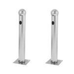 OEM ALF-30T Soporte para barrera modelo T 2 unidades Acero inoxidable Compatible