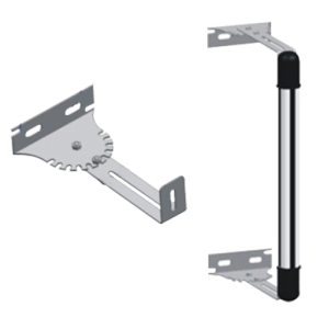 OEM AN-6Z Soporte para barrera Ángulo y longitud ajustable Acero inoxidable Compatible
