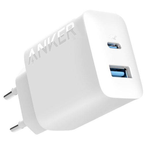 Anker ANK-234-WCHARGER-20W1A1C-W Cargador USB Potencia 20W Carga rápida Salida USB-C