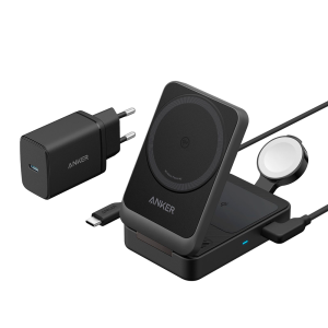 Anker ANK-2557-3-IN-1-B Cargador inalámbrico 3 en 1 Anker Tecnología Magsafe Carga