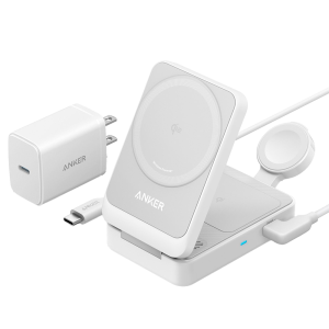 Anker ANK-2557-3-IN-1-W Cargador inalámbrico 3 en 1 Anker Tecnología Magsafe Carga