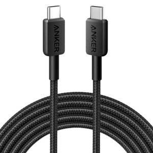 Anker ANK-310-USBC-USBC-90-B Cable USB2.0 USB-C a USB-C Cable de nylon trenzado Longitud