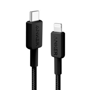 Anker ANK-322-USBC-LGT-90-B Cable USB2.0 USB-C a Lightning Cable de nylon trenzado