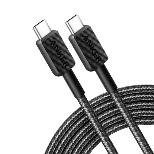 Anker ANK-322-USBC-USBC-300-B Cable USB2.0 USB-C a USB-C Cable de nylon trenzado Longitud