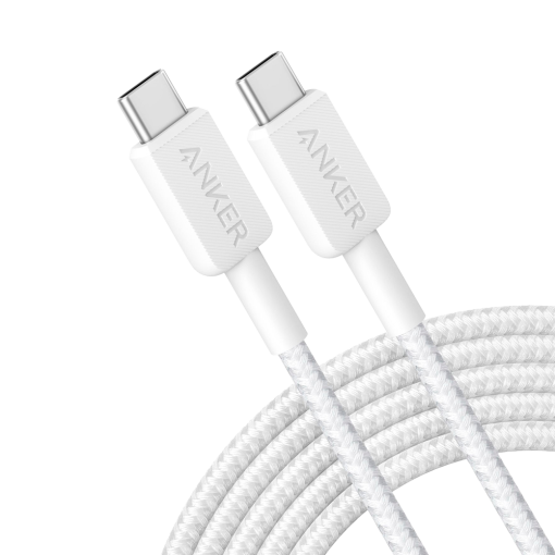 Anker ANK-322-USBC-USBC-300-W Cable USB2.0 USB-C a USB-C Cable de nylon trenzado Longitud