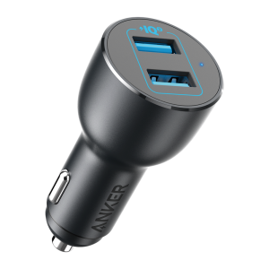 Anker ANK-CCHARGER-POWERDRIVE3-B Mechero coche de metal Potencia 36W Carga rápida 18W