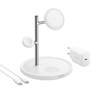 Anker ANK-SWCHARGER-3-IN-1-W Cargador inalámbrico 3 en 1 Anker Tecnología MagGo Carga