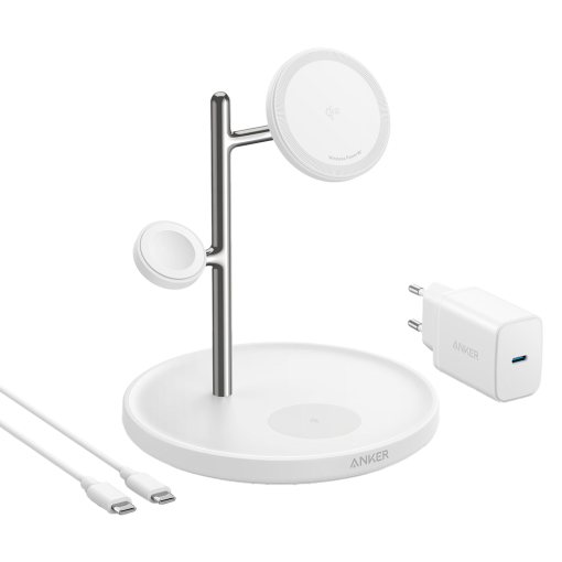 Anker ANK-SWCHARGER-3-IN-1-W Cargador inalámbrico 3 en 1 Anker Tecnología MagGo Carga