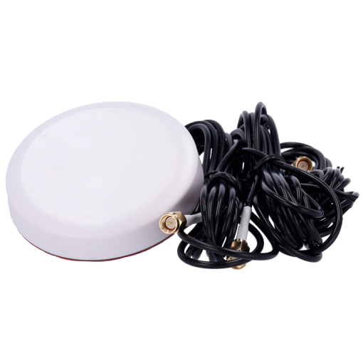 OEM ANT-4G24G-03D-G-O-ORV-W Antena blanca 4G con GPS y Wi-Fi