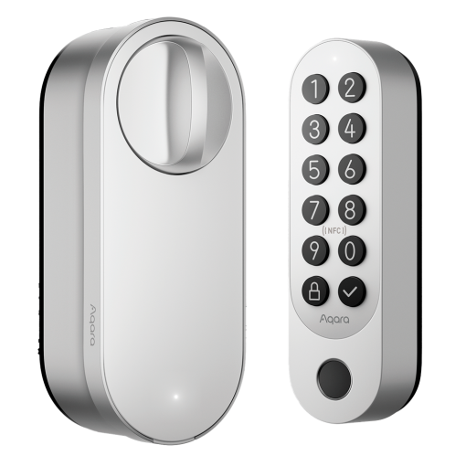 Aqara AQ-EL-D02D-S Cerradura inteligente U200 Plata Teclado inalámbrico con lector