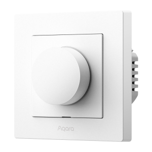 Aqara AQ-KD-R01D Dimmer Switch H2 EU Blanco Regulación rotativa y pulsador mecánico