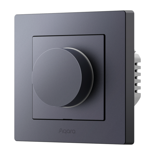 Aqara AQ-KD-R01D-G Dimmer Switch H2 EU Gris Regulación rotativa y pulsador mecánico