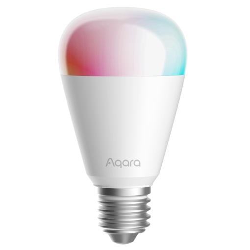 Aqara AQ-LB-L02D Bombilla LED T2 (RGB CCT, E27) Paleta completa de 16 millones de colores