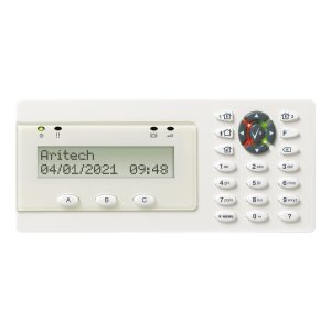 Aritech ATS1135 - Teclado LCD de 2x16 caracteres con lector de tarjetas