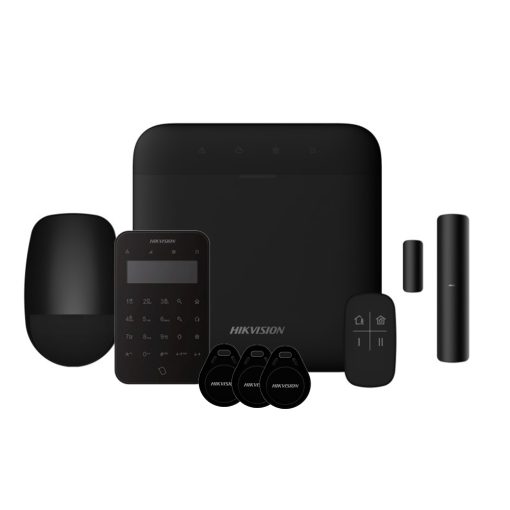 Hikvision AX AXPRO-64-PIR-M-K-R-BLACK Kit Axpro 868MHz 64 zonas Hikvision Panel
