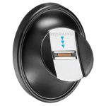 Rosslare AY-B1663 Lector Mifare redondo con sensor de lectura de huella por deslizamiento