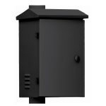 Global BACULO-CAJA-SH-22-NEGRO - Acero de 1mm de grosor, 2 Bandejas incluidas