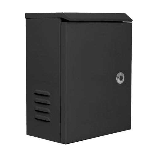 Global BACULO-CAJA-SH-41-NEGRO – Acero de 0.8mm de grosor, 1 Bandeja incluida