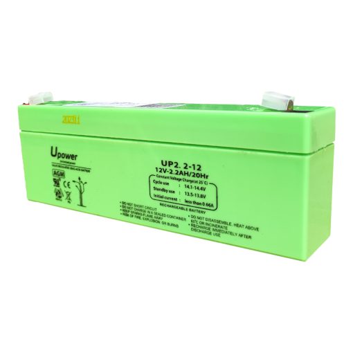 Global BAT-12V2.2Ah – Batería sellada de plomo de 12V/2,2Ah