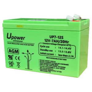 Global BAT-12V7Ah - Batería sellada de plomo de 12V/7Ah
