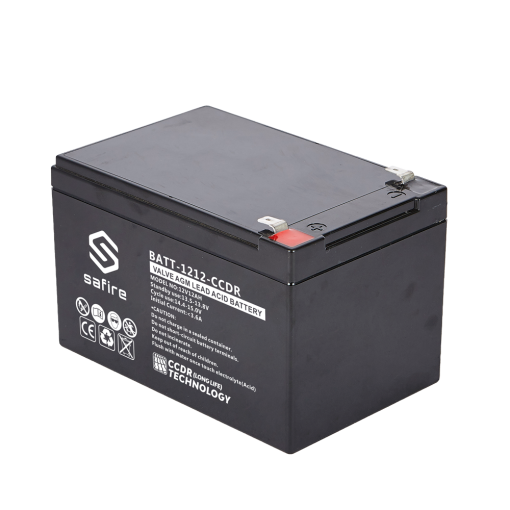 Safire BATT-1212-CCDR Batería recargable – Tecnología plomo ácido AGM – CCDR – Tensión 12V – Capacidad 12Ah – 100 x