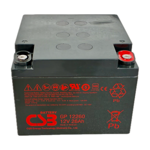 Blanca BATT-1226-CSB Batería CSB recargable - Tecnología Plomo-Ácido AGM - Tensión 12V - Capacidad 26Ah - Para