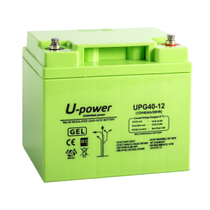 Upower BATT-1240-U Upower - Batería recargable - Tecnología plomo ácido AGM - Voltaje 12 V - Capacidad 40.0 Ah -