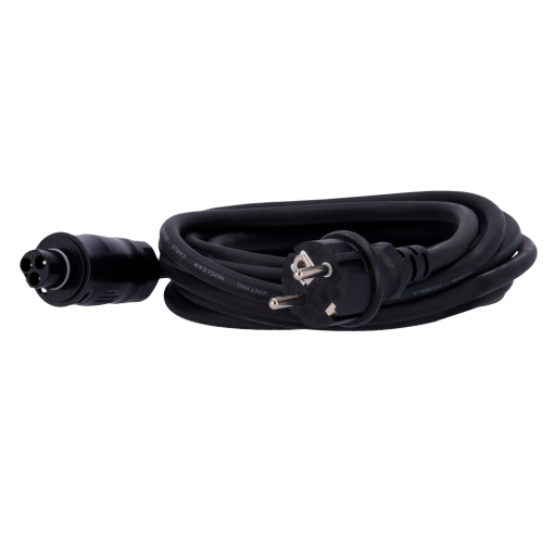 Marca Blanca BC01-AC-5M Conector solar AC 3 pines – Macho a Schuko – 5 metros de longitud