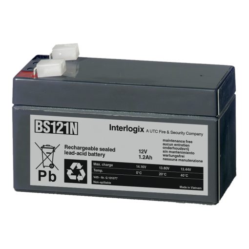 Kidde Commercial BS121N – Batería sellada de plomo de 12V/1,2Ah