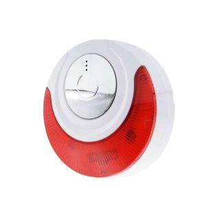 Bysecur Alarms BSC01391 Sirena Interior con luz vía radio 110 db | Vía radio