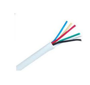 Bysecur BSC03018 Bobina 100 m de Cable de Alarma de 8 hilos | ( 6 x 0, 22 + 2 x 0,75 mm)