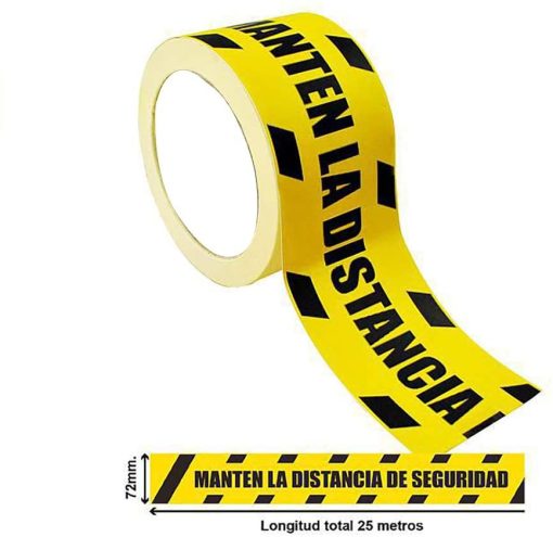 Bysecur BSC20587 Rollo de Precinto Distancia de Seguridad