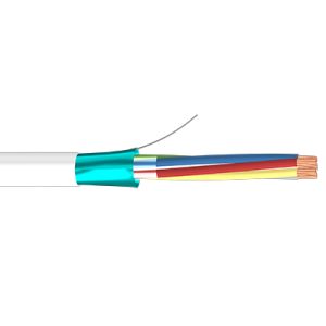 Bysecur BSC21545 Rollo 100m de cable flexible 4 hilos apantallado libre halógenos | (4x0