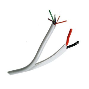 Bysecur BSC27227 Bobina 100 m de Cable de Alarma Siamés de 8 hilos | ( 6 x 0