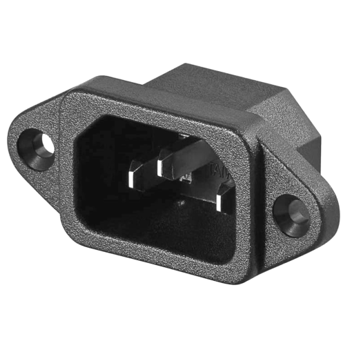 Marca Blanca C14PLUG-FLUSH Adaptador – Cable AC desnudo a conector C14 – Montaje encastrado