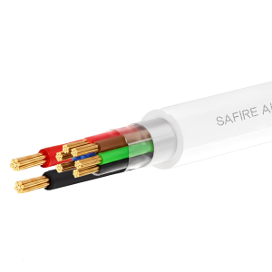 Safire CA6P2-100-H-Cca-WHITE 6 conductores de señal + 2 de alimentación - Conductor Aluminio recubierto de Cobre - Pantalla