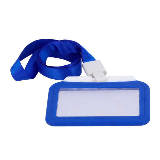OEM CARD-HOLDER-H-BLUE Porta-tarjetas RFID Disposición horizontal Formato CR80: 85 (An) ×