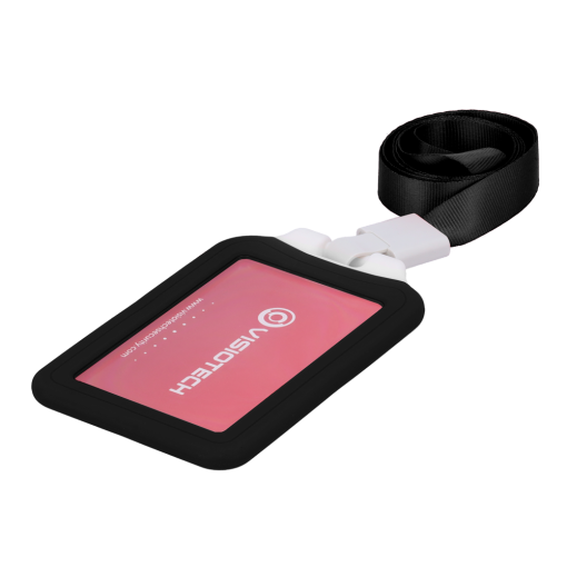 OEM CARD-HOLDER-V-BLACK Porta-tarjetas RFID Disposición vertical Formato CR80: 54 (An) ×