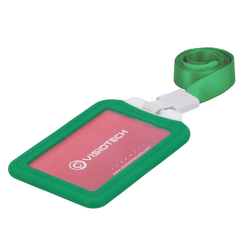 OEM CARD-HOLDER-V-GREEN Porta-tarjetas RFID Disposición vertical Formato CR80: 54 (An) ×