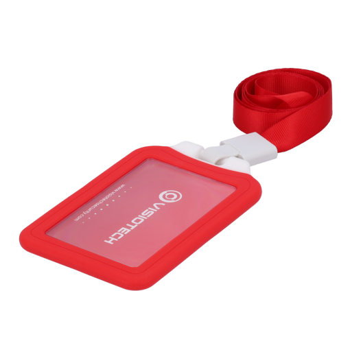 OEM CARD-HOLDER-V-RED Porta-tarjetas RFID Disposición vertical Formato CR80: 54 (An) × 85